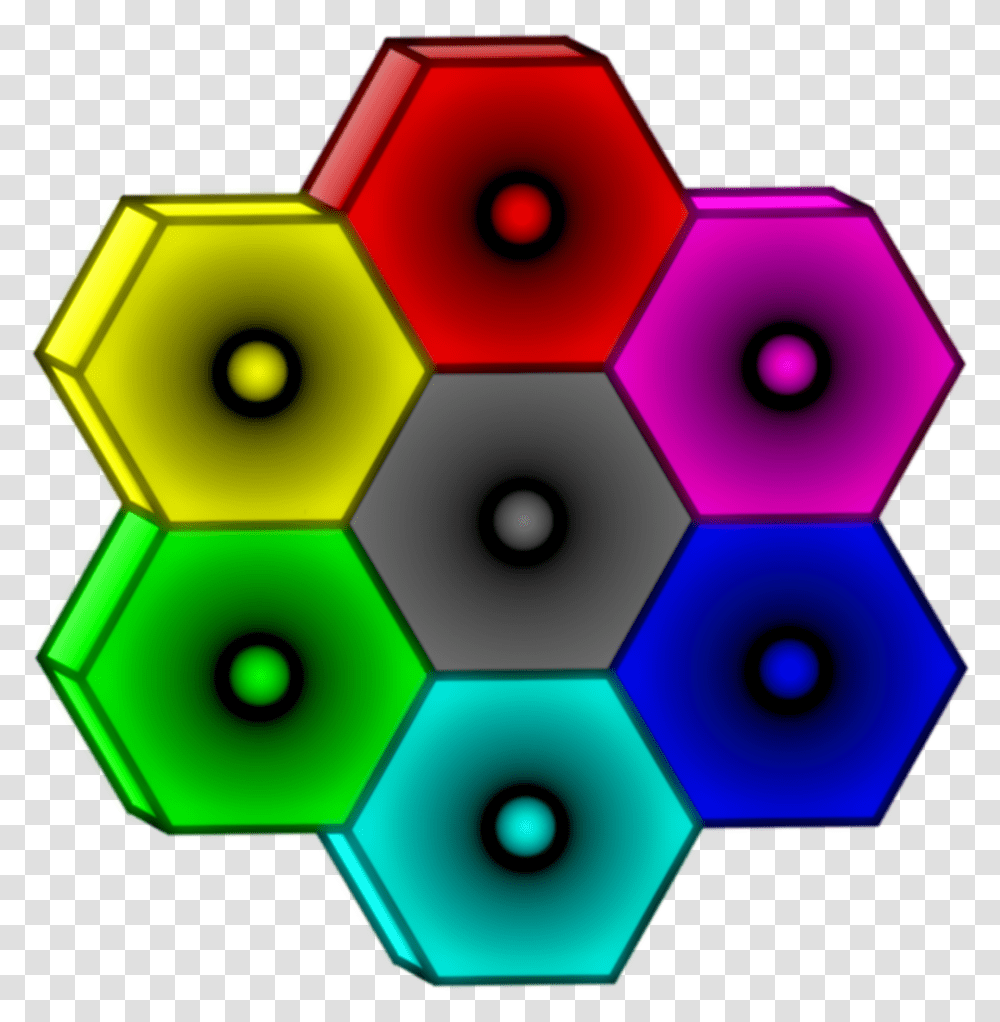 Chaos Hexagons Circle Full Size Download Seekpng Circle, Pattern, Toy, Graphics, Art Transparent Png