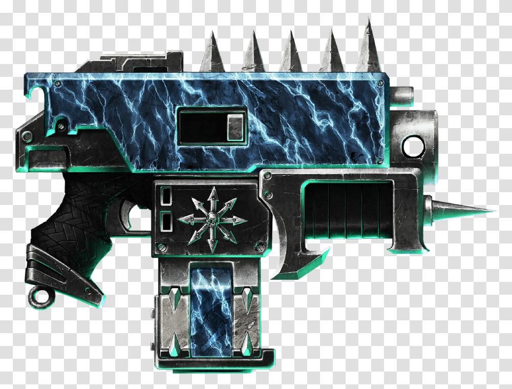 Chaos Space Marine Bolter, Gun, Weapon, Crystal, Table Transparent Png