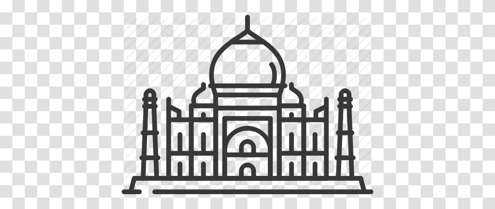 Chapel Church India Mosque Taj Mahal Temple Travel Icon, Rug, Plan, Plot Transparent Png