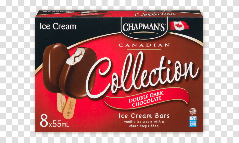 Chapman's Canadian Collection Double Dark Chocolate Chapman Ice Cream Dark Chocolate, Sweets, Food, Label Transparent Png
