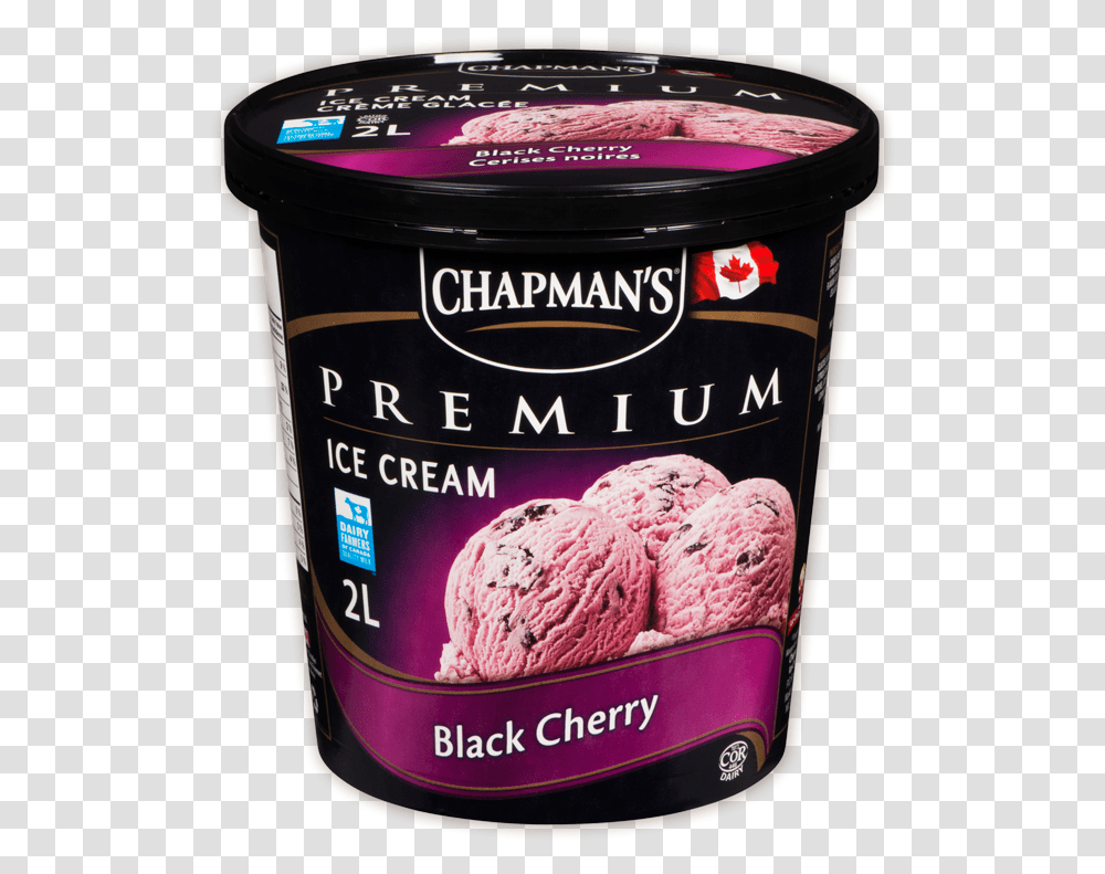 Chapman's Premium Black Cherry Ice Cream Chapmans Strawberry Shortcake Ice Cream, Dessert, Food, Creme, Plant Transparent Png