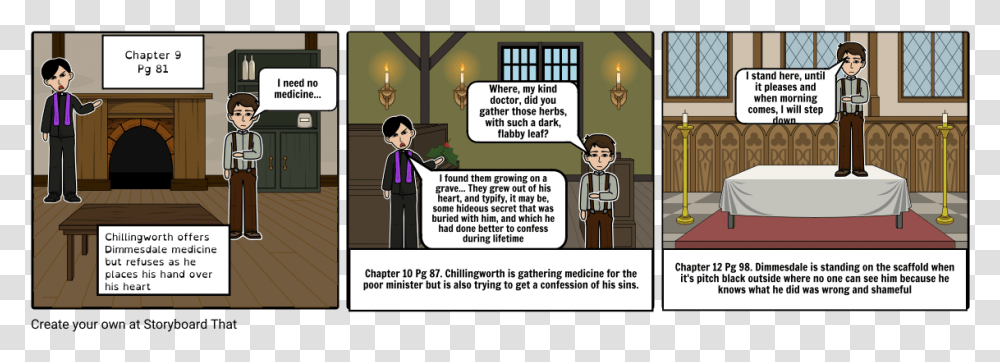 Chapter 10 Scarlet Letter Storyboard, Person, Human, Comics, Book Transparent Png