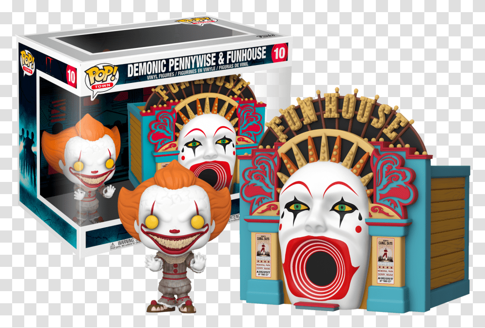 Chapter Two Funko Pop Pennywise Funhouse, Advertisement, Poster, Label Transparent Png