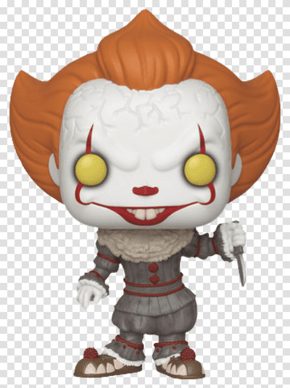 Chapter Two Funko Pop Pennywise With Blade, Toy, Plush, Doll, Person Transparent Png