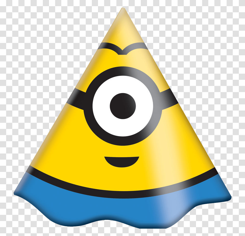 Chapu Minions 08 Unidades, Apparel, Cone, Hat Transparent Png