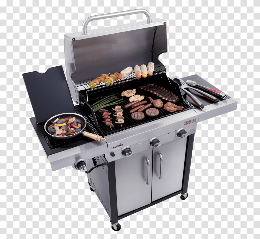 Char Broil Performance Grill, Box, Burner, Electrical Device, Oven Transparent Png