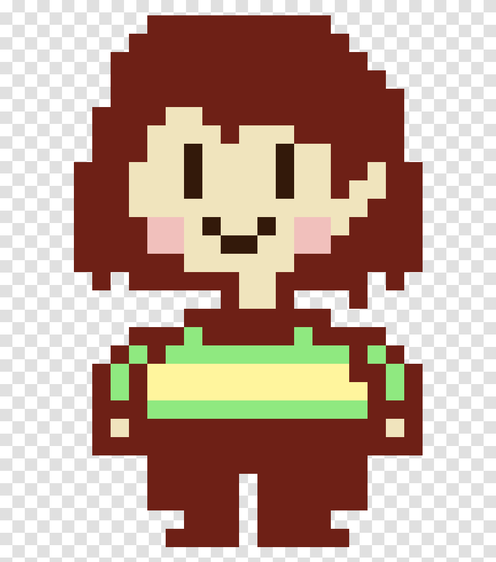 Chara Undertale Pixel Rug Minecraft Transparent Png Pngset Com