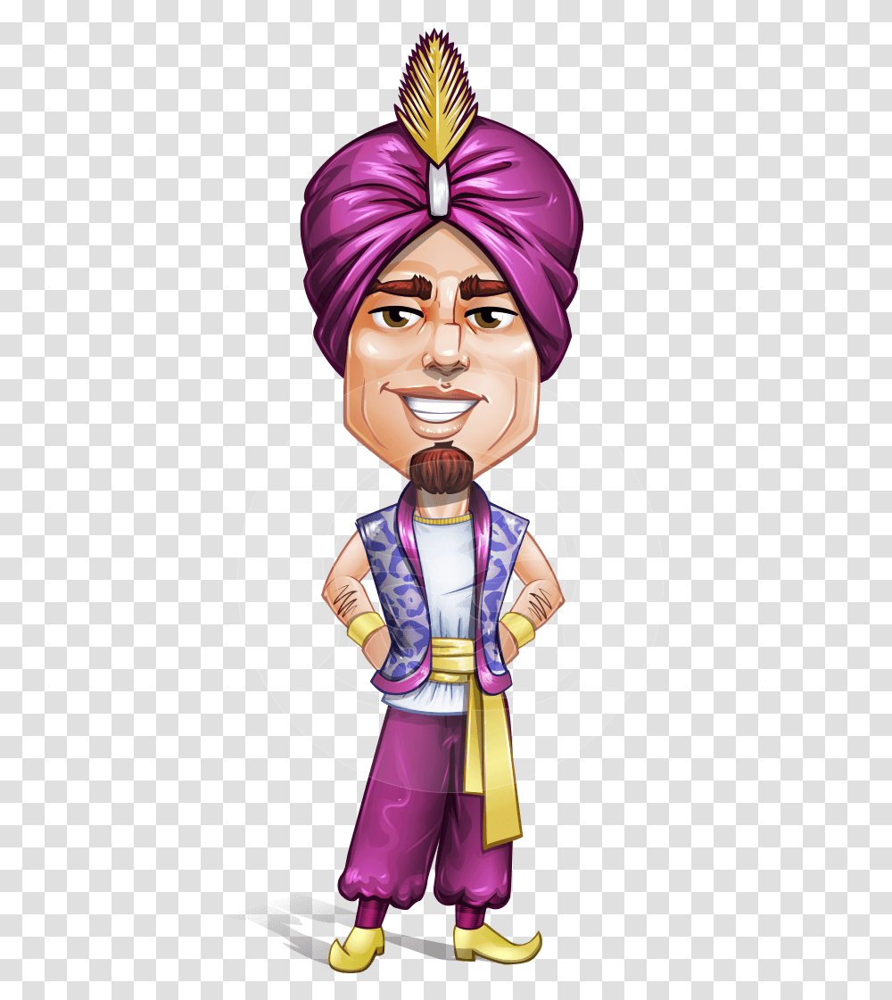Character Arab Man Vector, Costume, Face, Person Transparent Png