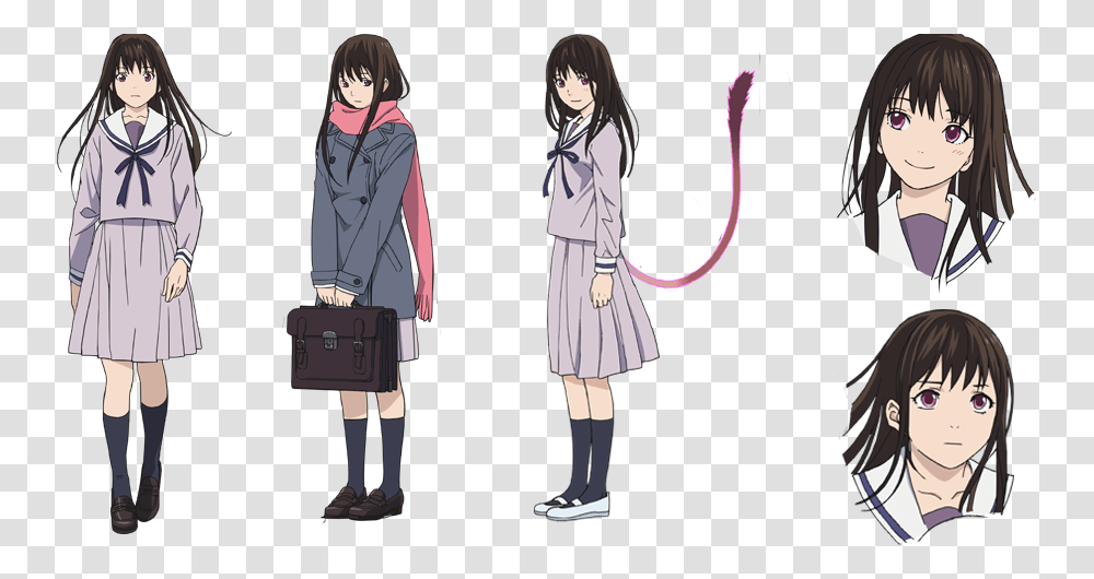 Character Design Yato Long Brown Hair Anime Characters, Coat, Person, Manga Transparent Png