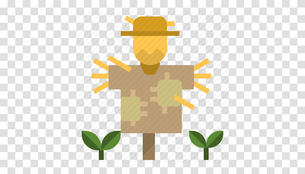 Character Farming Gardening Rural Scarecrow Icon, Toy, Nature, Outdoors, Plant Transparent Png
