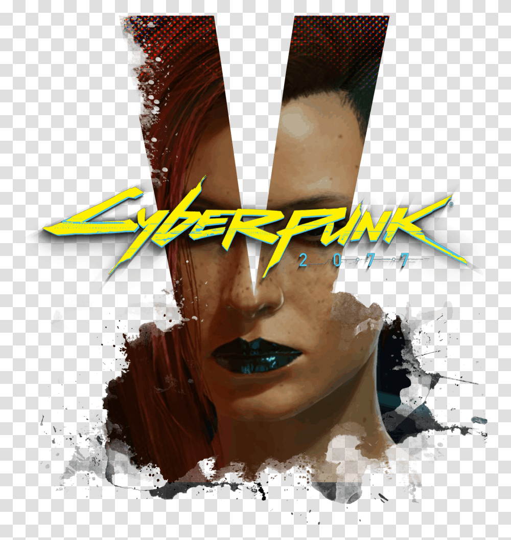 Character Icon Cyberpunk 2077 Mod Hair Design, Poster, Advertisement, Flyer, Paper Transparent Png