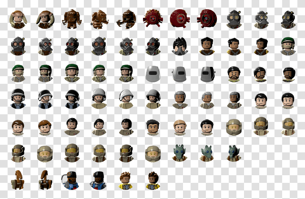 Character Icons Lego Star Wars The Complete Saga Texture, Super Mario, Helmet, Apparel Transparent Png