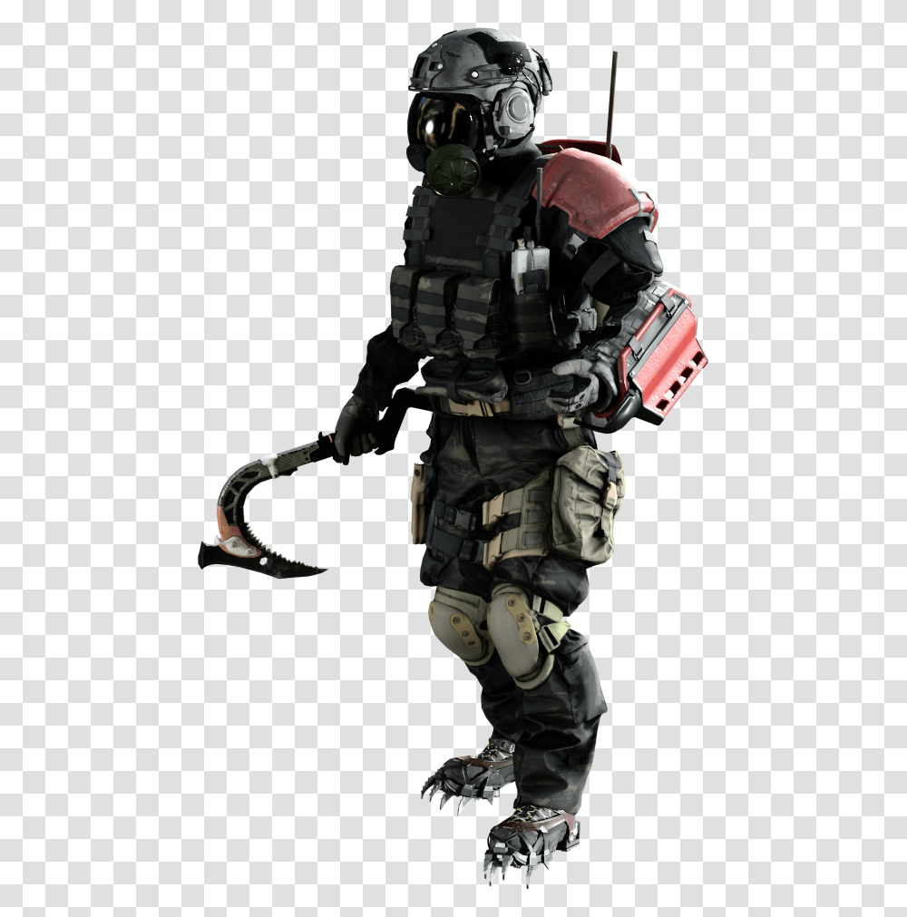 Character Image Library Resident Evil 7 Umbrella Soldier, Helmet, Person, People Transparent Png