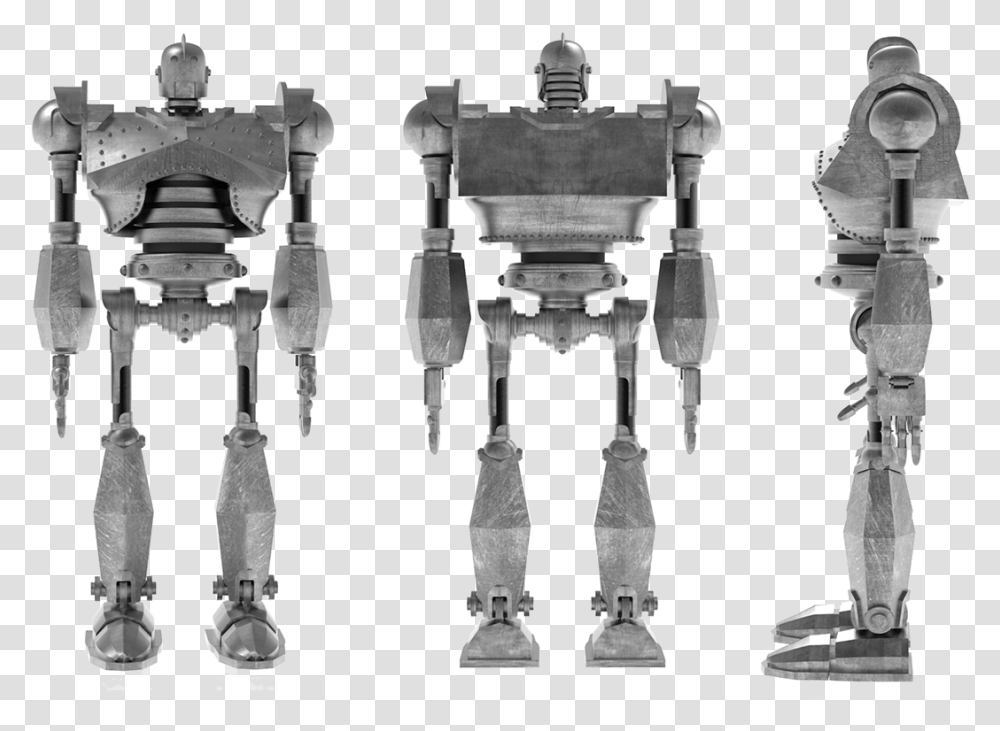 Character Iron Giant 3d Model, Robot Transparent Png