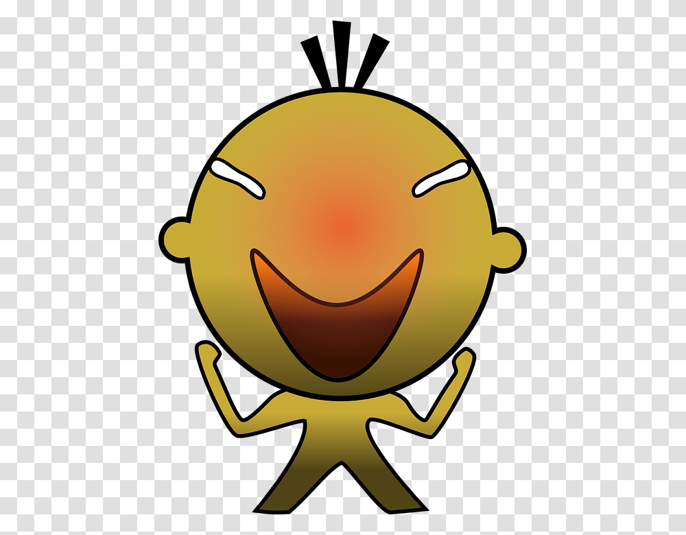 Character Man Figure Abstract Yellow Sad Laughing Aprendemos A Autorregular Nuestras Emociones, Furniture, Glass, Food, Animal Transparent Png