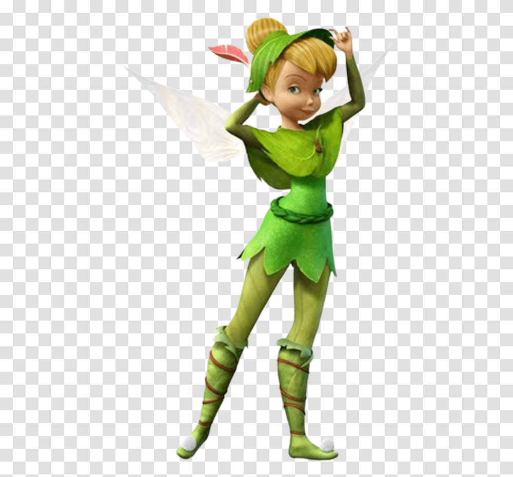 Character Of Tinkerbell, Elf, Person, Human, Figurine Transparent Png