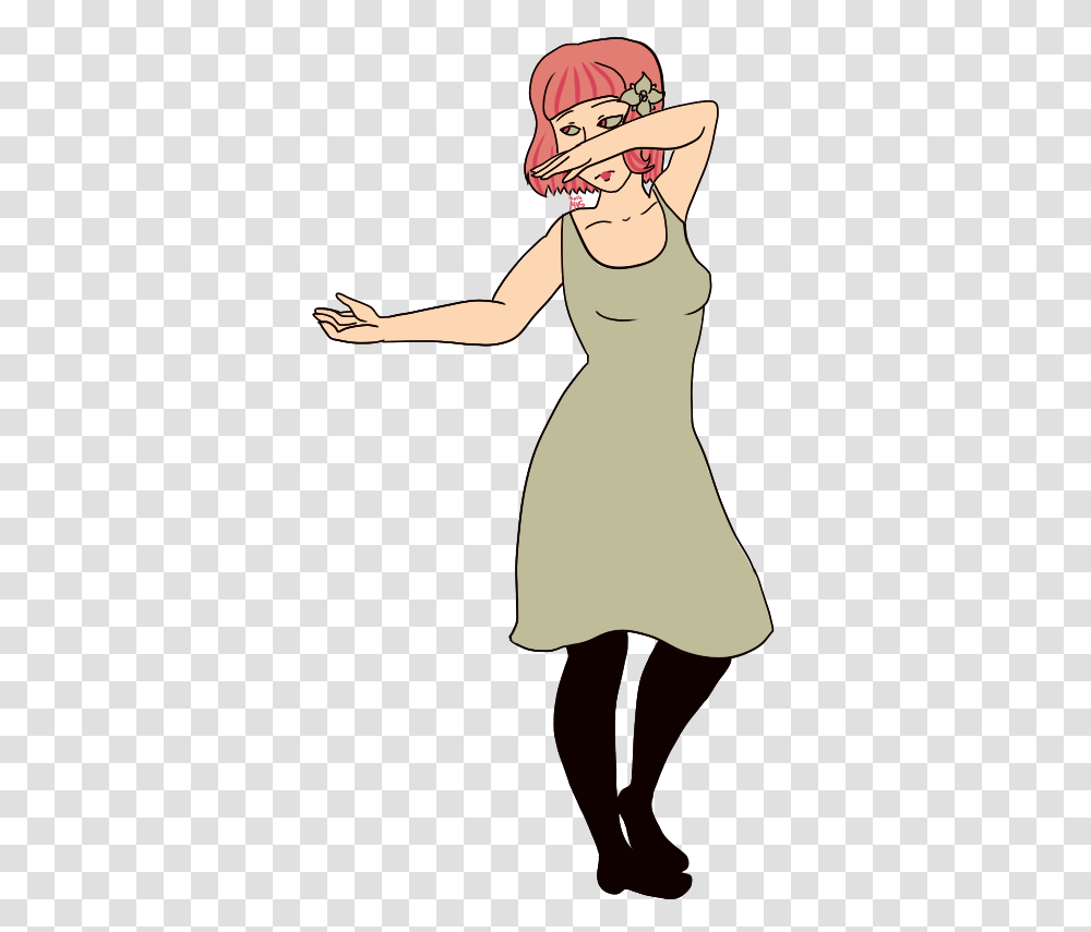Character Pallet And Pose Challenge By Squ Cartoon, Dress, Person, Female Transparent Png