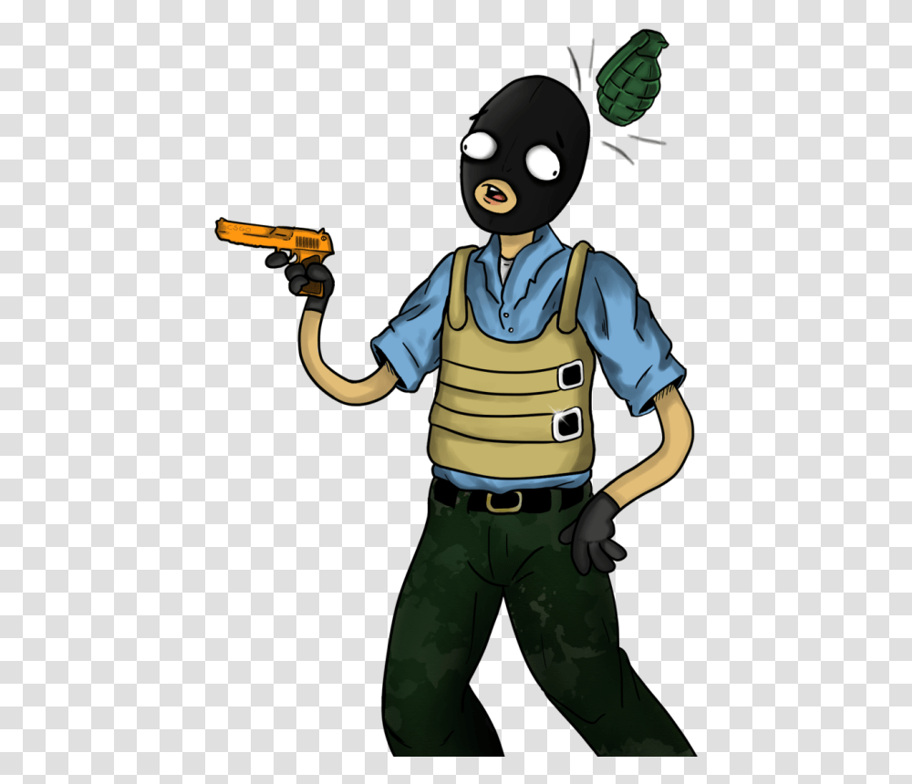 Character Request By Milky Cs Go Animation, Person, Weapon, Gun, Face Transparent Png