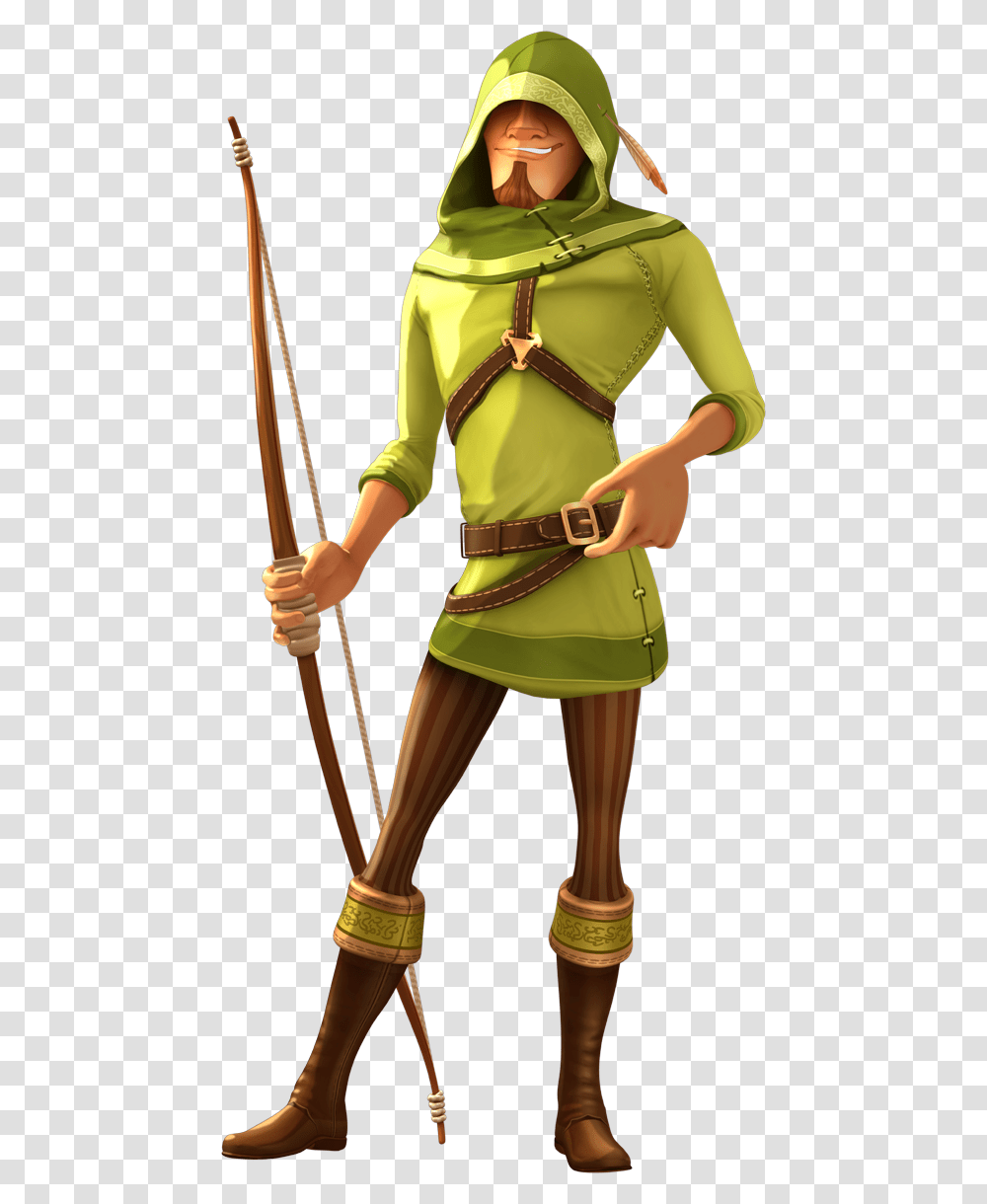Character Robin Robinhood Thumbnail Robin Hood Slot Game, Costume, Person, Human, Elf Transparent Png