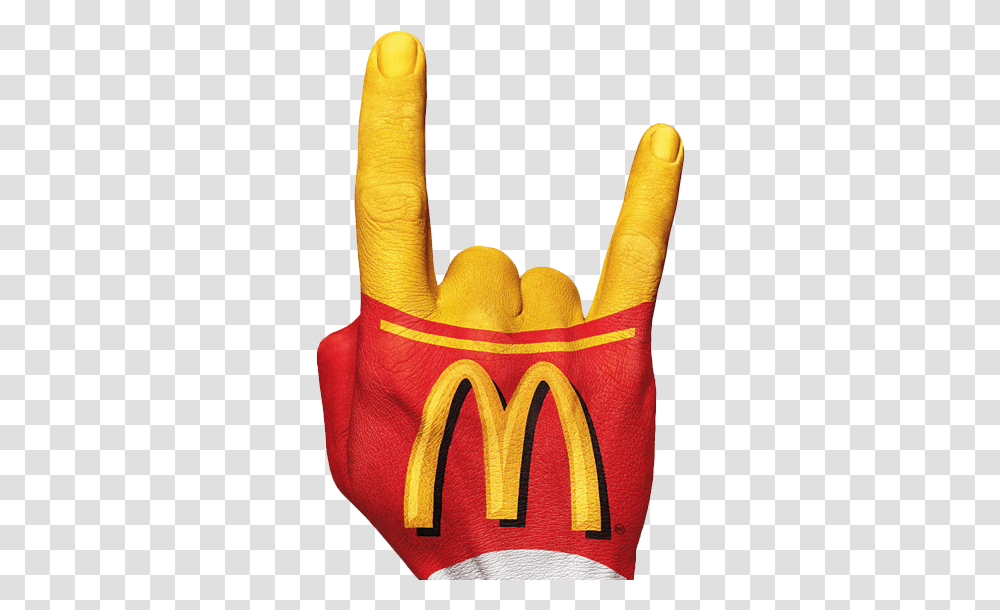 Character We Love Grimace One Questcom Mcdonalds Rock N Fries, Clothing, Apparel, Finger, Hand Transparent Png