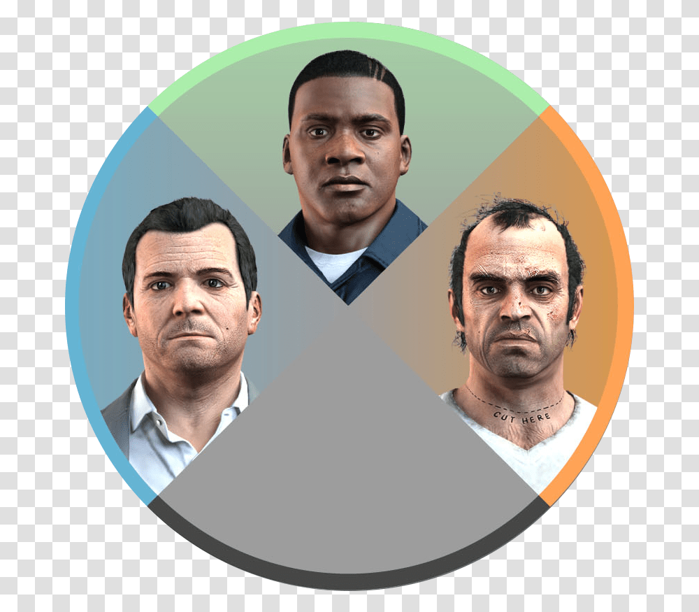 Character Wheel Gta 5 Character, Person, Face, Head, Disk Transparent Png
