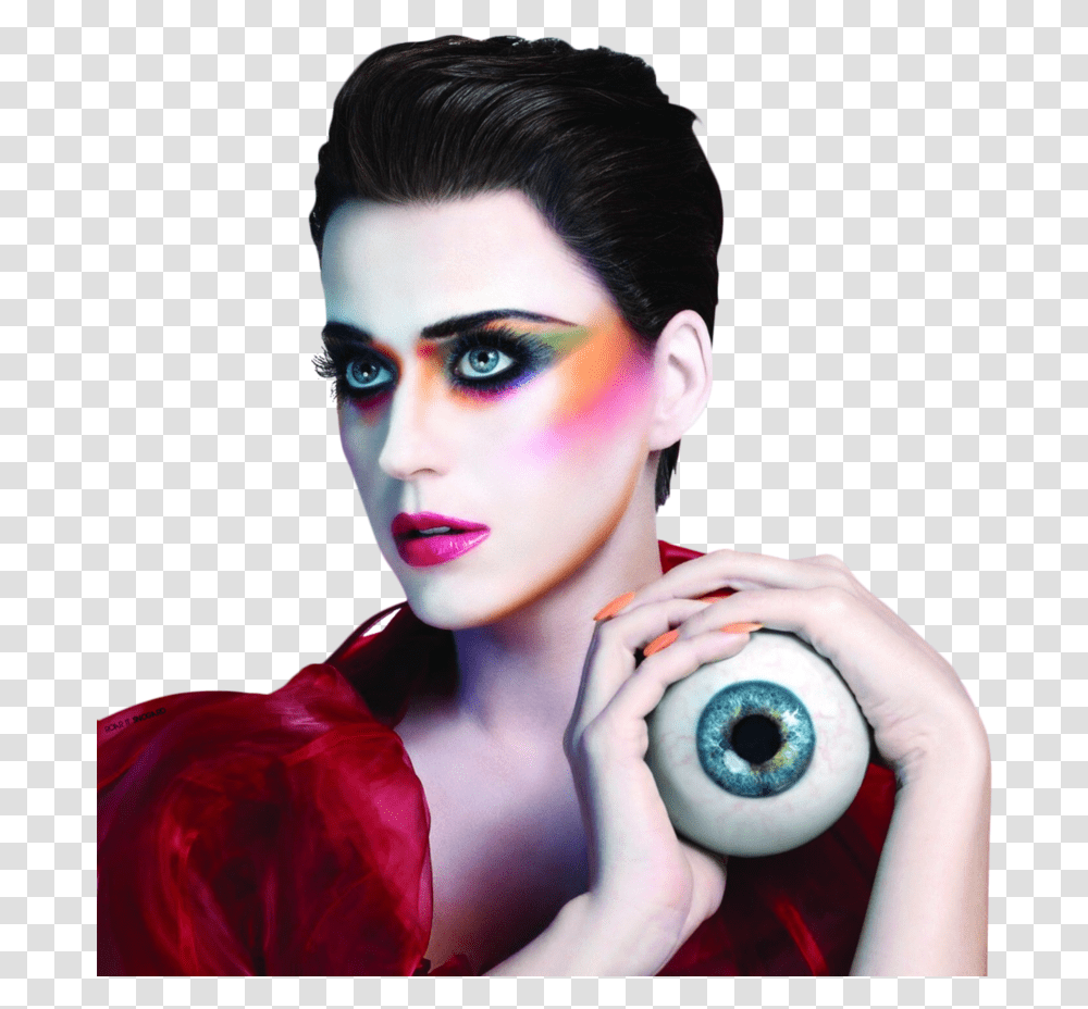 Characterearblack Shootmagentastyle Katy Perry Witness Photoshoot, Person, Lipstick, Cosmetics, Finger Transparent Png