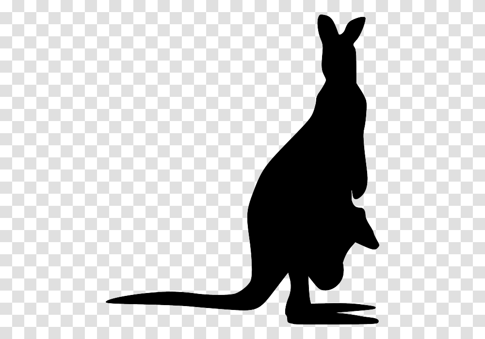 Characters Animal, Silhouette, Mammal, Kangaroo, Wallaby Transparent Png