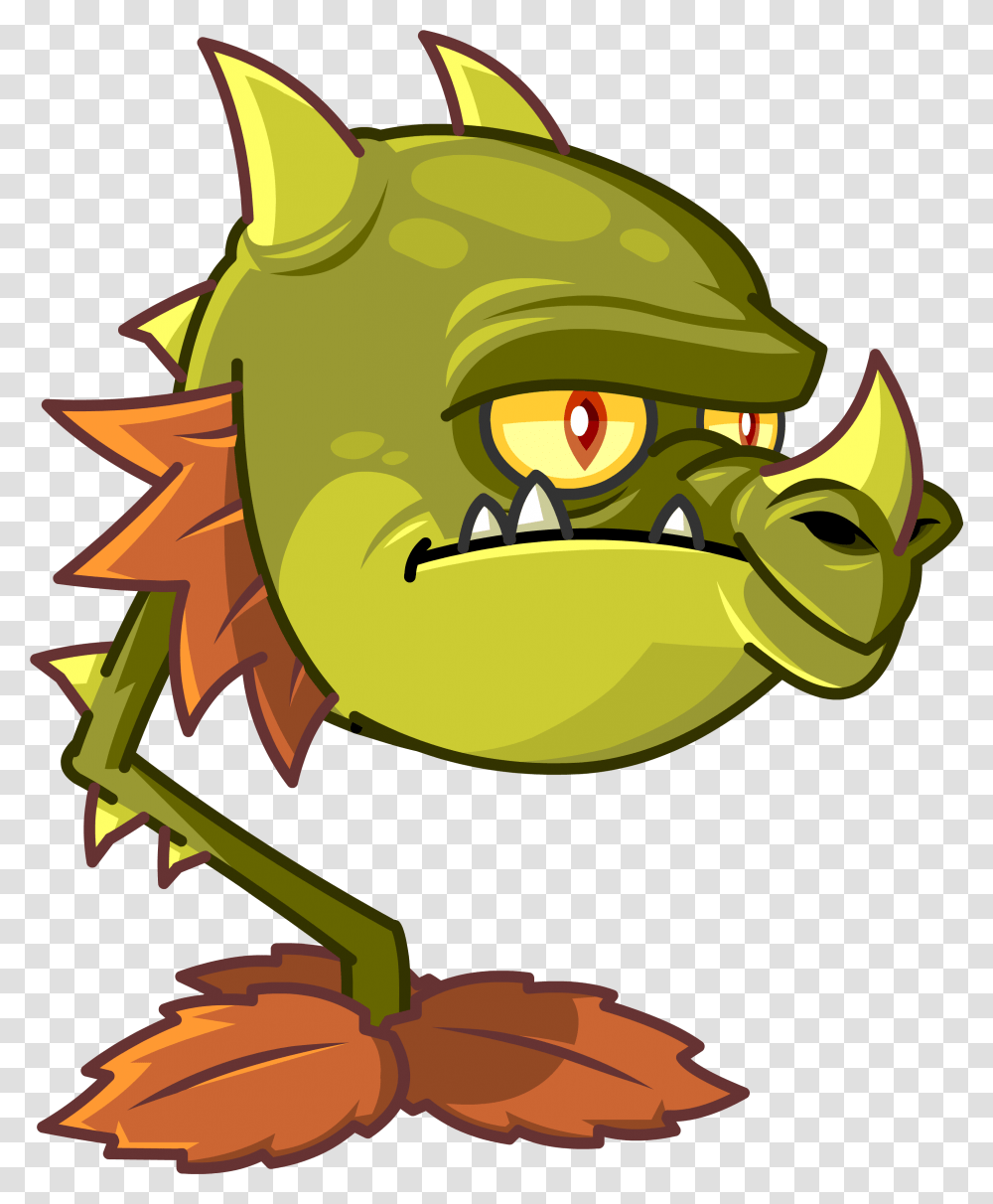 Characters Clipart Plants Vs Zombies Plants Vs Zombies 2 Characters, Dragon, Amphibian, Wildlife, Animal Transparent Png