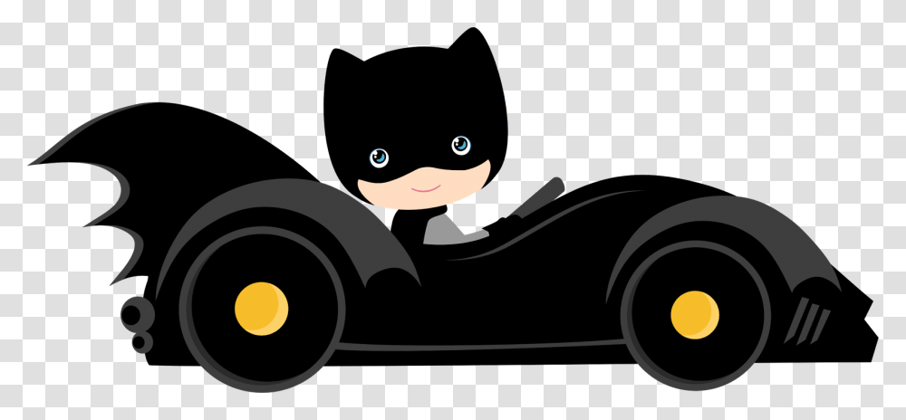 Characters Of Batman Kids Version Clip Art Batman Party, Car, Vehicle, Transportation, Bird Transparent Png