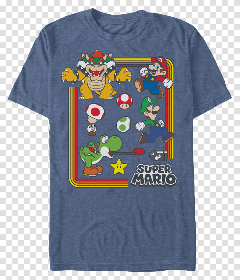 Characters Super Mario Bros Super Mario Shirt, Apparel, T-Shirt Transparent Png