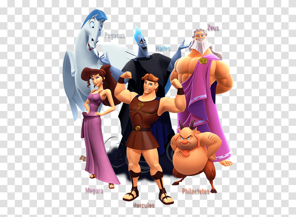Characterspng Ingame Assets & Renders Kh13 For Kingdom Hearts 3 Hercules Characters, Comics, Book, Person, Human Transparent Png