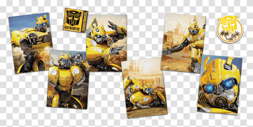 Charcater Bb Desk Transformers, Collage, Poster, Advertisement, Motorcycle Transparent Png