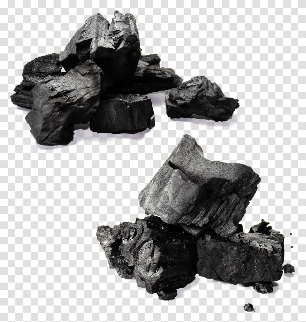 Charcoal Black Dark Solid, Anthracite, Rock, Rubble Transparent Png