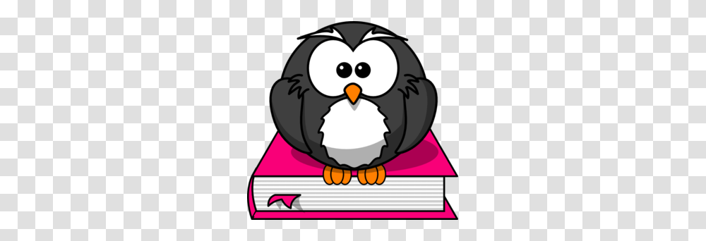 Charcoral Owl On Pink Book Clip Art, Astronomy, Outer Space, Universe, Planet Transparent Png