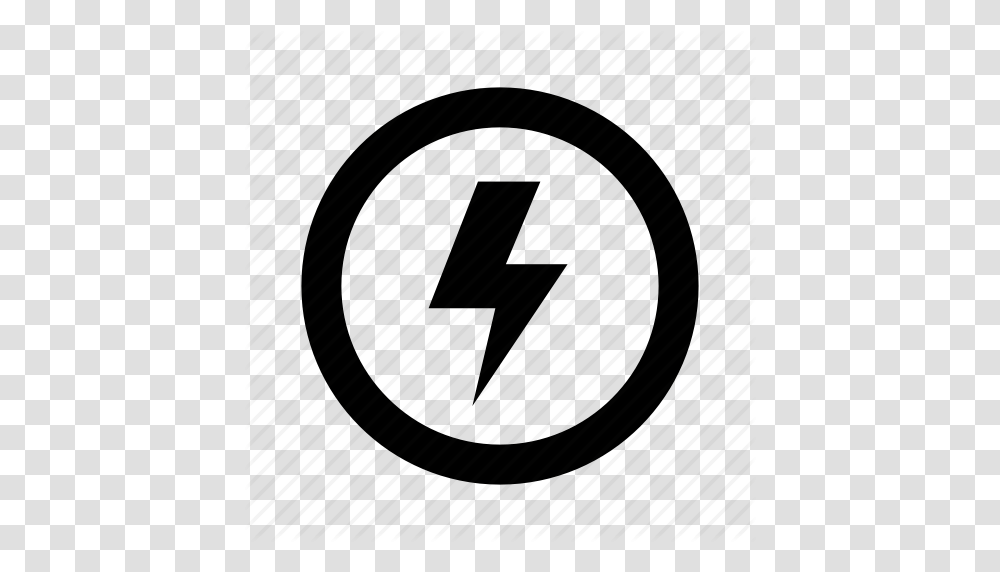 Charge Circle Electric Fast Lightning Power Icon, Number, Recycling Symbol Transparent Png