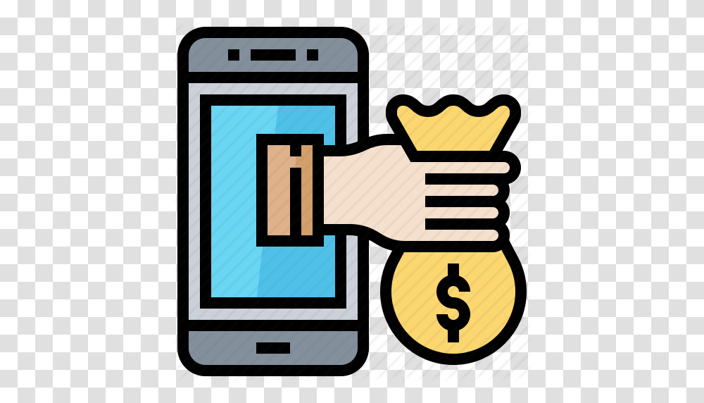 Charge Extra Money Online Service Icon, Number, Machine Transparent Png