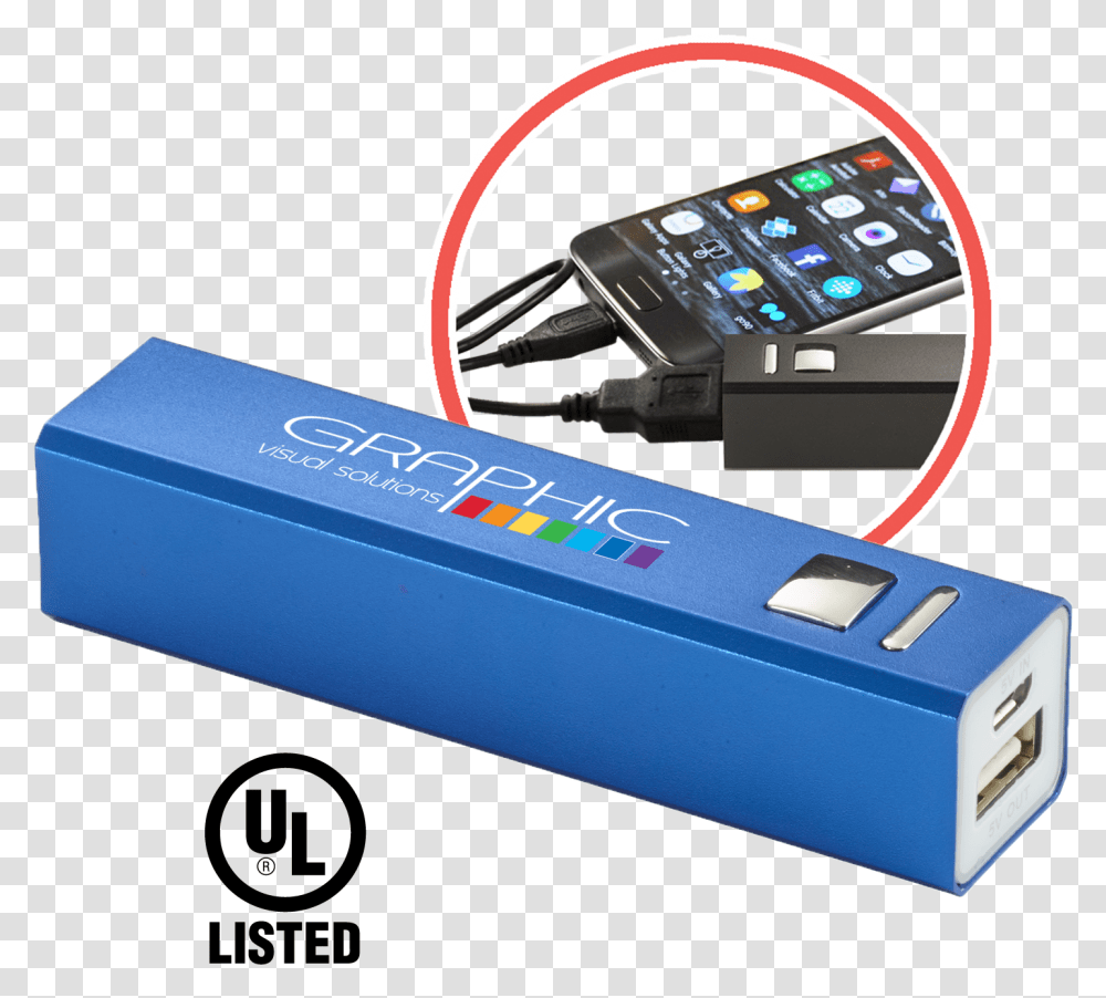 Charge On Ul Listed Power Bank Ul Listed, Electronics, Adapter, Phone, Electrical Device Transparent Png