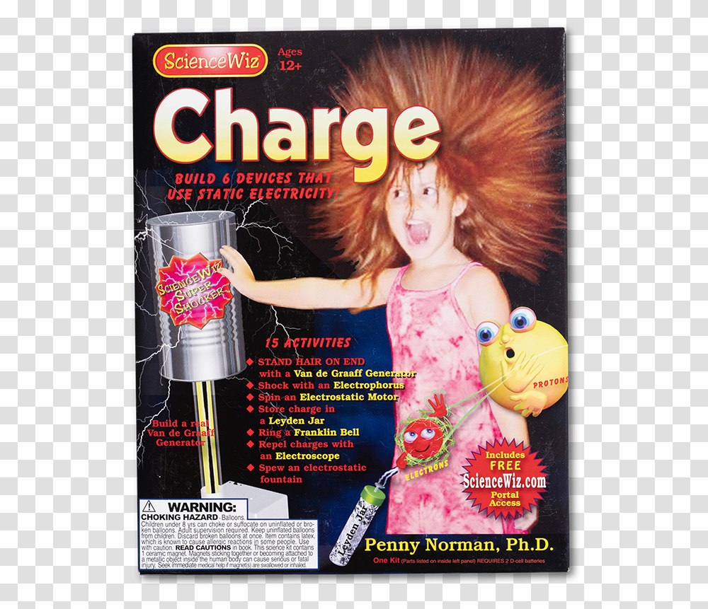 Charge Science Wiz, Person, Human, Poster, Advertisement Transparent Png
