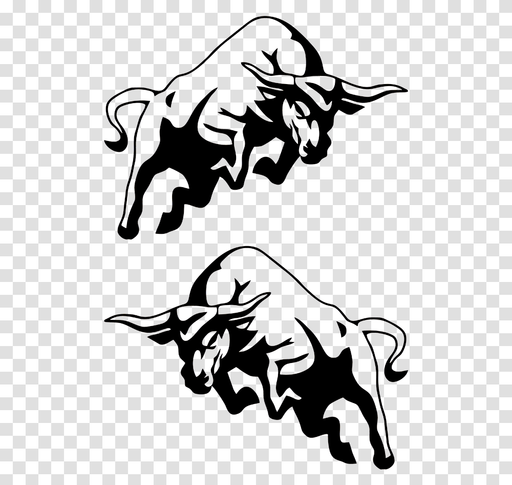 Charging Bull Cattle Clip Art Bull Logo, Animal, Mammal Transparent Png