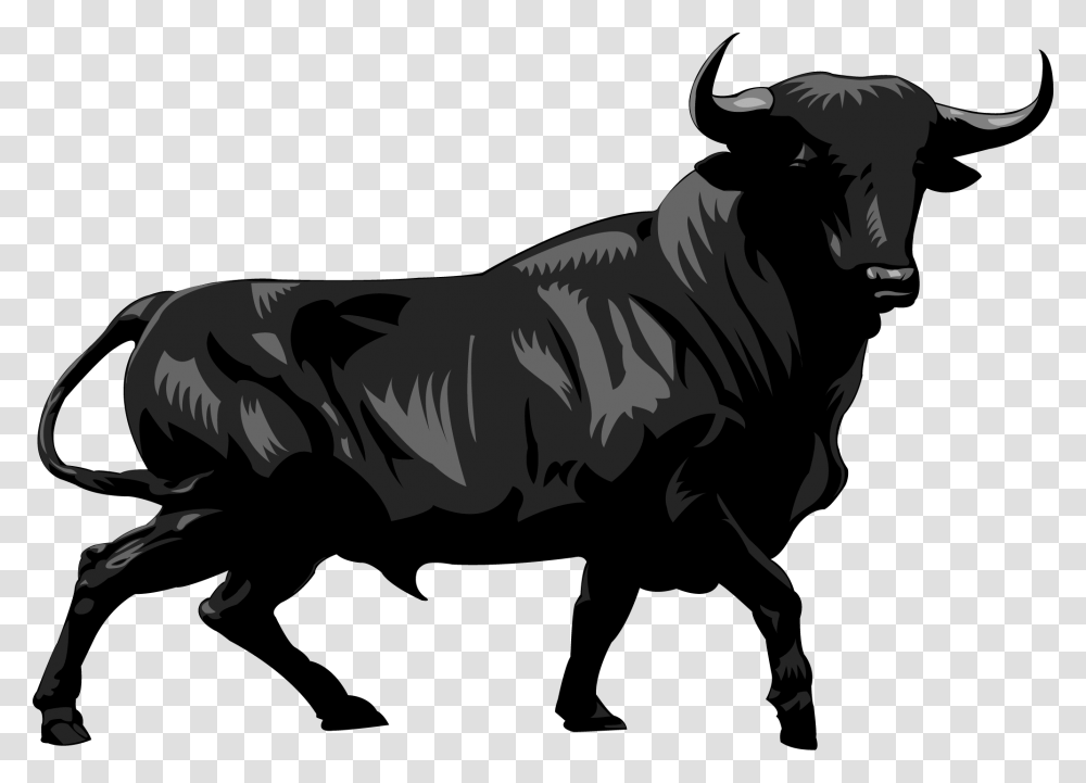 Charging Bull Wall Street Illustration Wall Street Bull, Mammal, Animal, Angus, Cattle Transparent Png