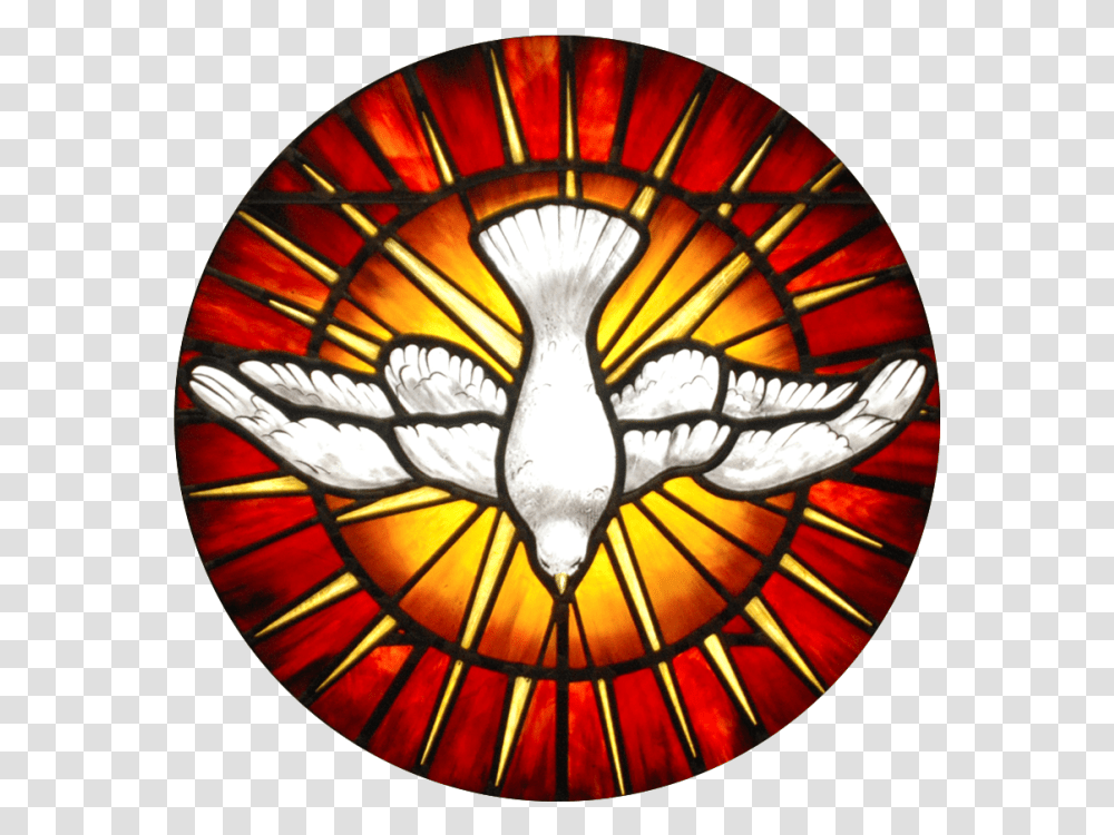 Charismatic Prayer Group Dove Stain Glass Window, Lamp, Stained Glass Transparent Png