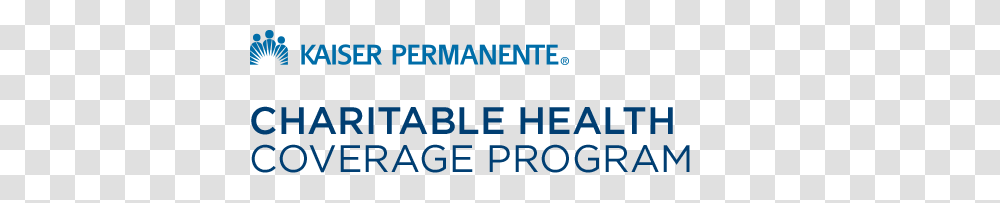 Charitable Health Coverage Program Kaiser Permanente, Logo, Trademark Transparent Png