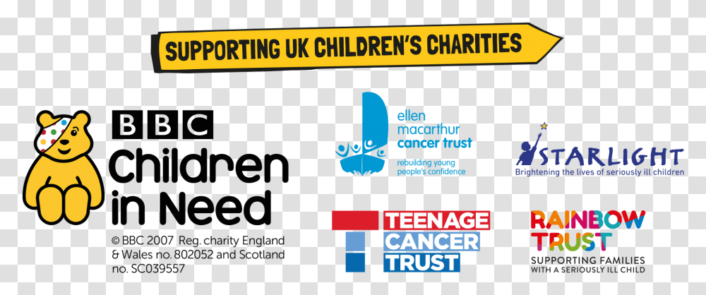 Charity Logos Footer Children In Need 2010, Advertisement, Poster, Paper Transparent Png