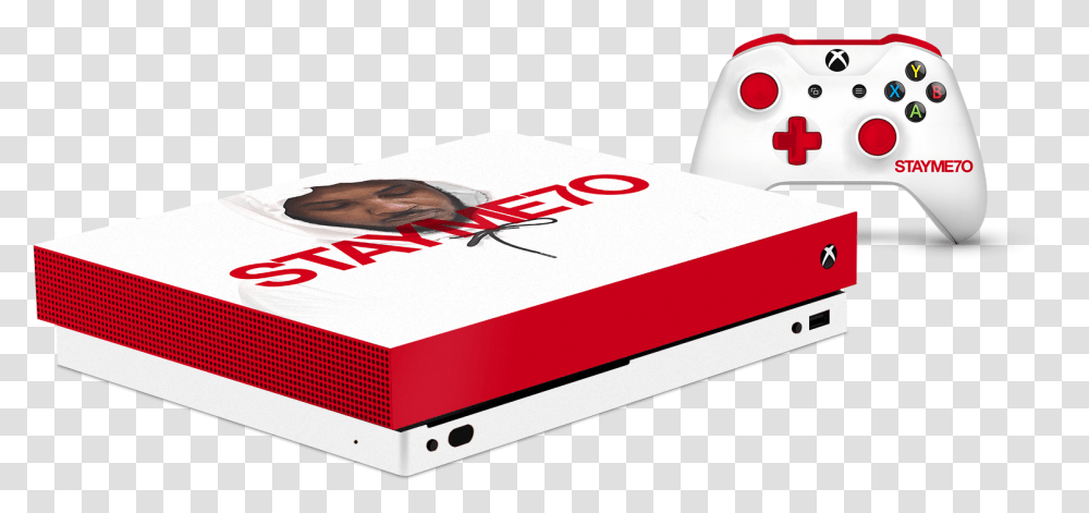 Charitybuzz Carmelo Anthony Customized Xbox One X Console Game Controller, Text, Pc, Computer, Electronics Transparent Png