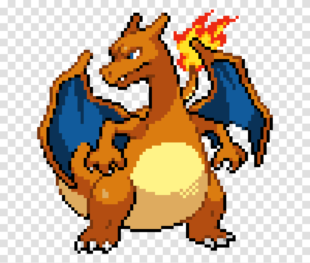 Charizard Pixel Art, Rug, Tree, Crowd, Sweets Transparent Png