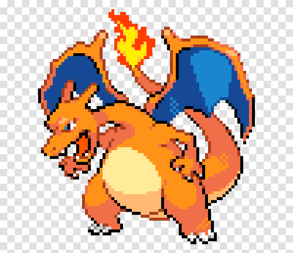 Charizard Pixel Charizard Pokemon Fire Red, Graphics, Art, Outdoors, Food Transparent Png