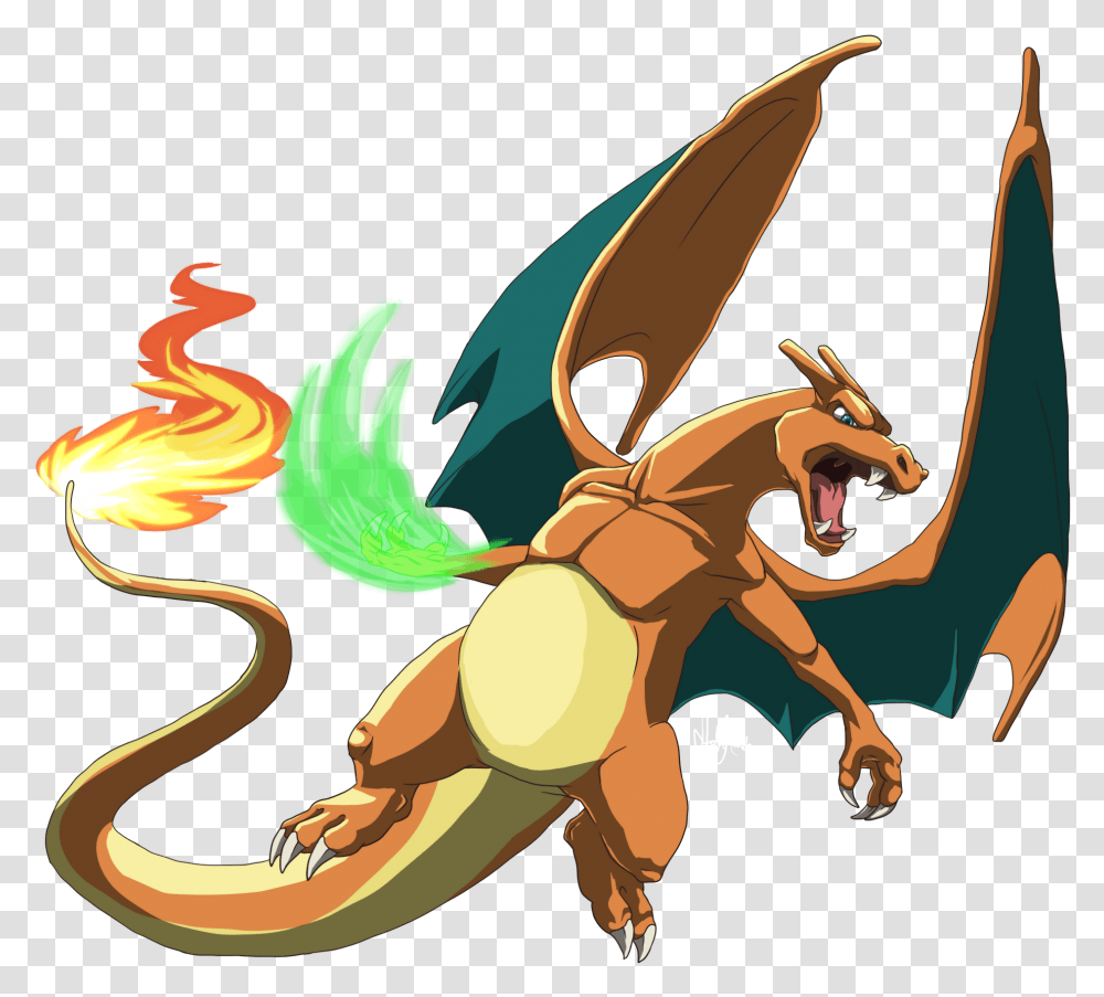 Charizard Used Dragon Claw And Flamethrower Charizard Using Dragon Claw, Animal, Wildlife, Mammal, Aardvark Transparent Png