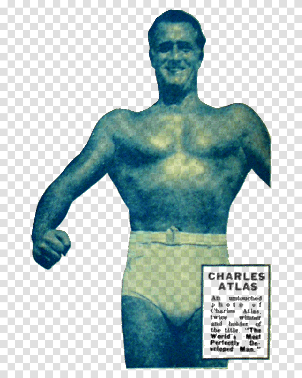 Charles Atlas An Untouched Photo Of Charles Atlas Charles Atlas, Alien, Person, Green Transparent Png