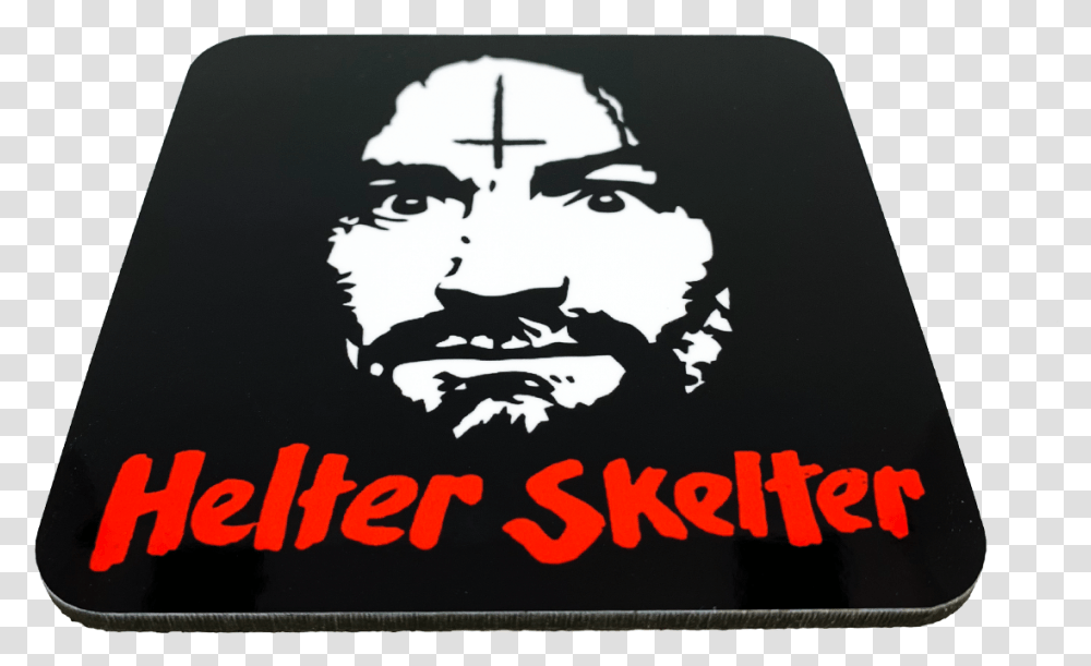 Charles Manson Helter Skelter Drink Coaster Emblem, Poster, Advertisement, Billboard Transparent Png