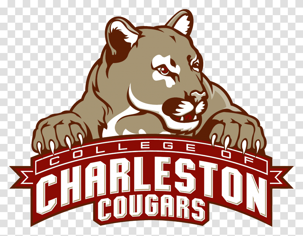 Charleston Cougars Logo Charleston Cougars Logo, Mammal, Animal, Wildlife, Brown Bear Transparent Png